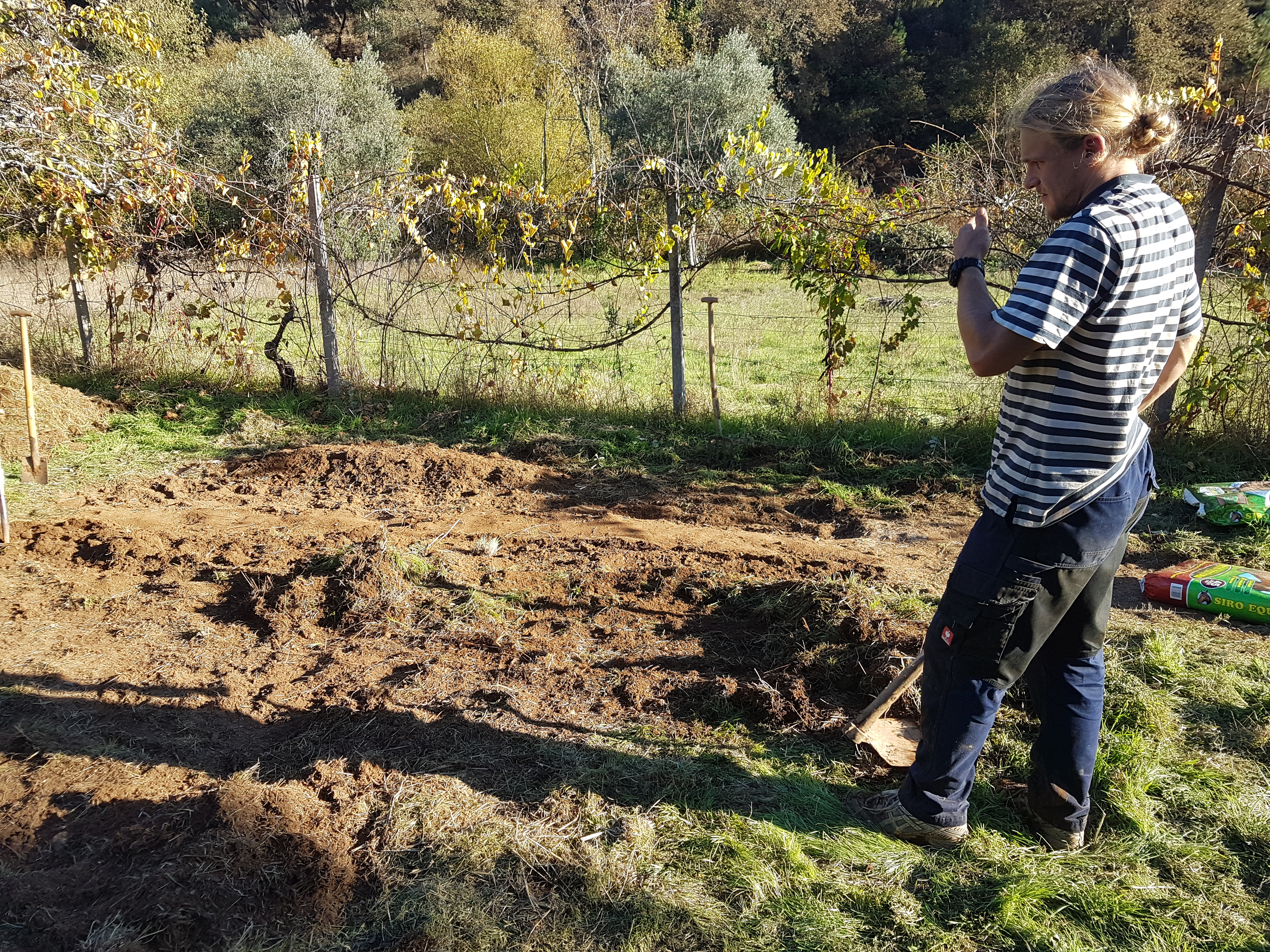 Nils pauses for a moment, unsure how to proceed. He still doubts whether we’re creating the best possible seedbed.